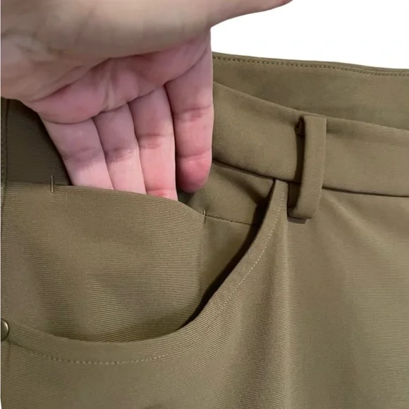 LULULEMON ‘ABC’ Anti Ball Crushing Classic-Fit Pants Brown Artifact Men’s 40 - Picture 6 of 13